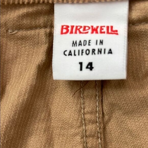 Birdwell Beach Britches Classic Corduroy Shorts Size 14 - Picture 6 of 6